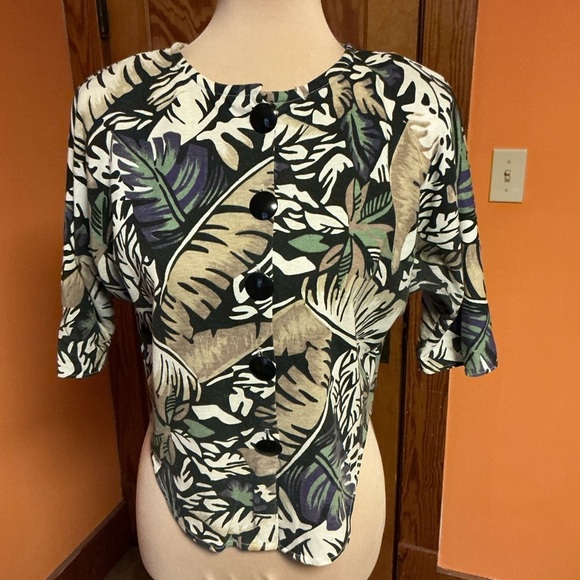 Vintage 80s Tropical vibes shirt - Picture 8 of 12